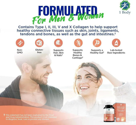 1 BODY - 1 Body Collagen Complex 90 Capsulas - The Red Vitamin MX - Suplementos Alimenticios - {{ shop.shopifyCountryName }}