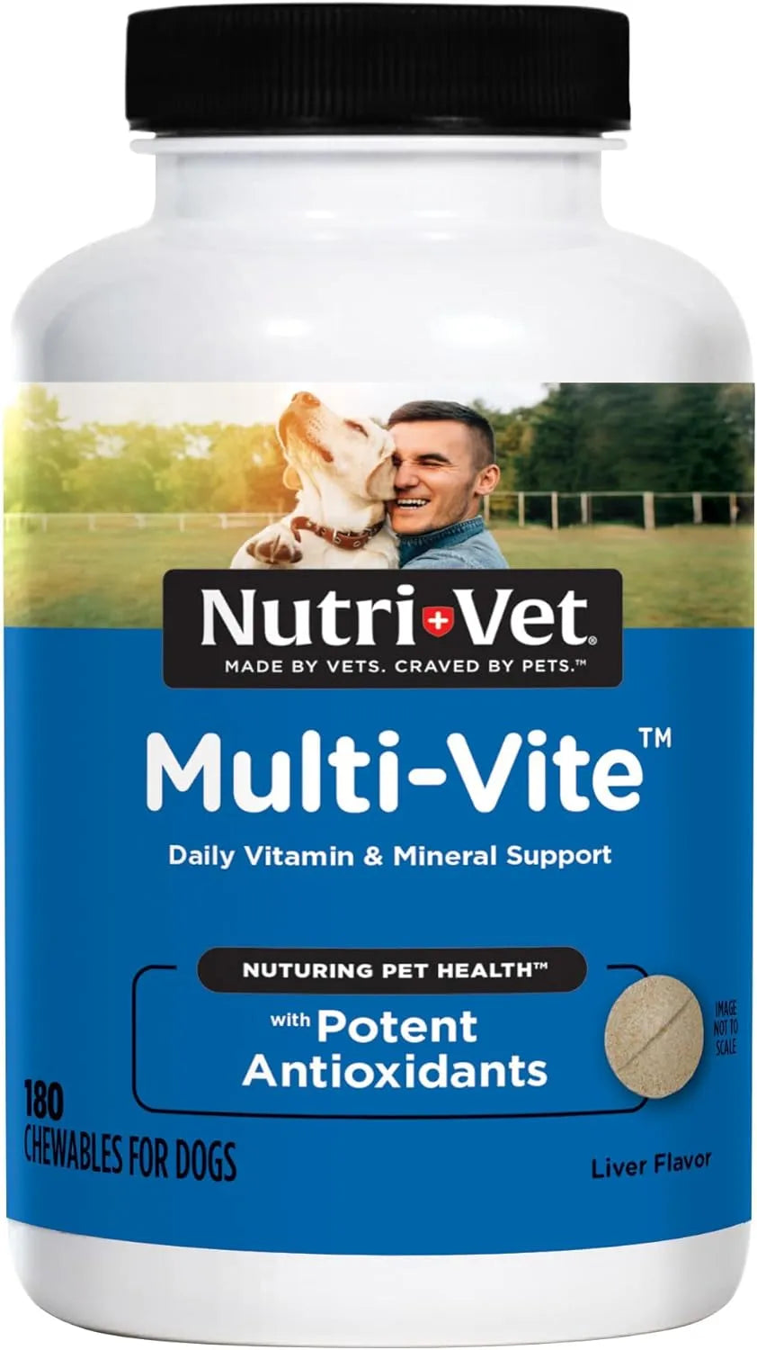 NUTRI-VET - Nutri-Vet Multi-Vite Chewables for Adult Dogs 180 Masticables - The Red Vitamin MX - Multivitamínicos Para Perros - {{ shop.shopifyCountryName }}