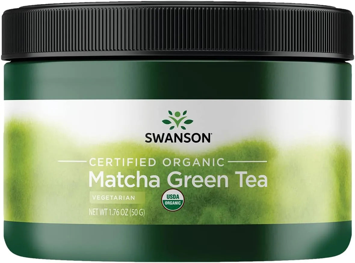 SWANSON - Swanson 100% Certified Organic Matcha Green Tea 50Gr. - The Red Vitamin MX - Suplementos Alimenticios - {{ shop.shopifyCountryName }}