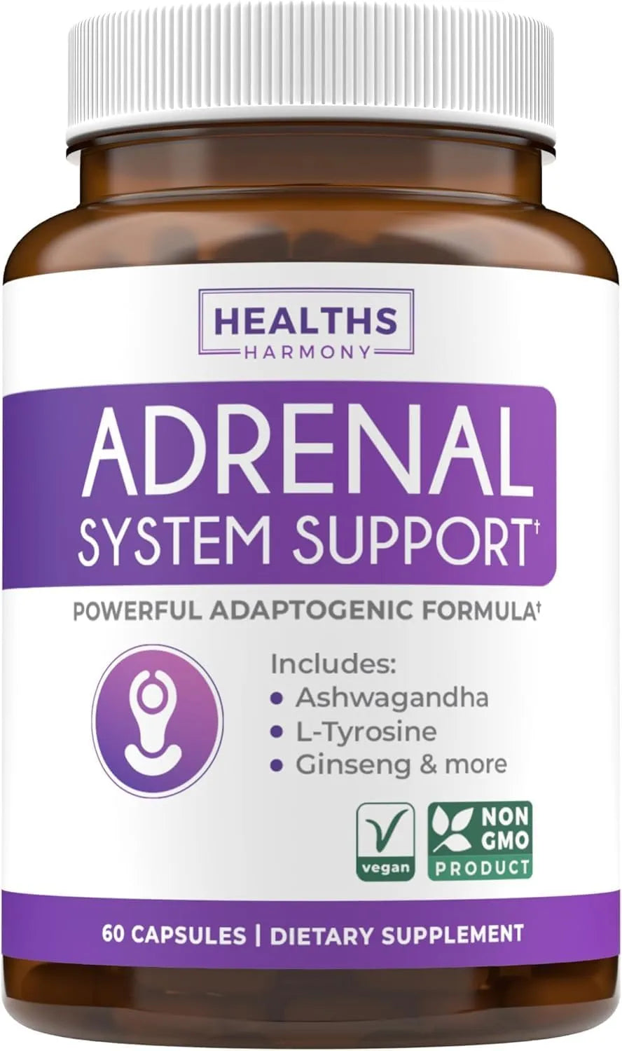 HEALTHS HARMONY - Healths Harmony Adrenal System Support 60 Capsulas - The Red Vitamin MX - Suplementos Alimenticios - {{ shop.shopifyCountryName }}