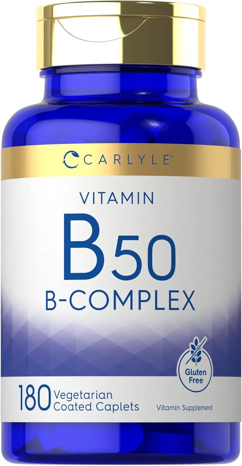 CARLYLE - Carlyle Vitamin B50 Complex 180 Tabletas - The Red Vitamin MX - Suplementos Alimenticios - {{ shop.shopifyCountryName }}