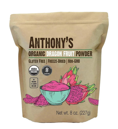 ANTHONY´S - Anthony's Organic Dragon Fruit Powder 227Gr. - The Red Vitamin MX - Suplementos Alimenticios - {{ shop.shopifyCountryName }}