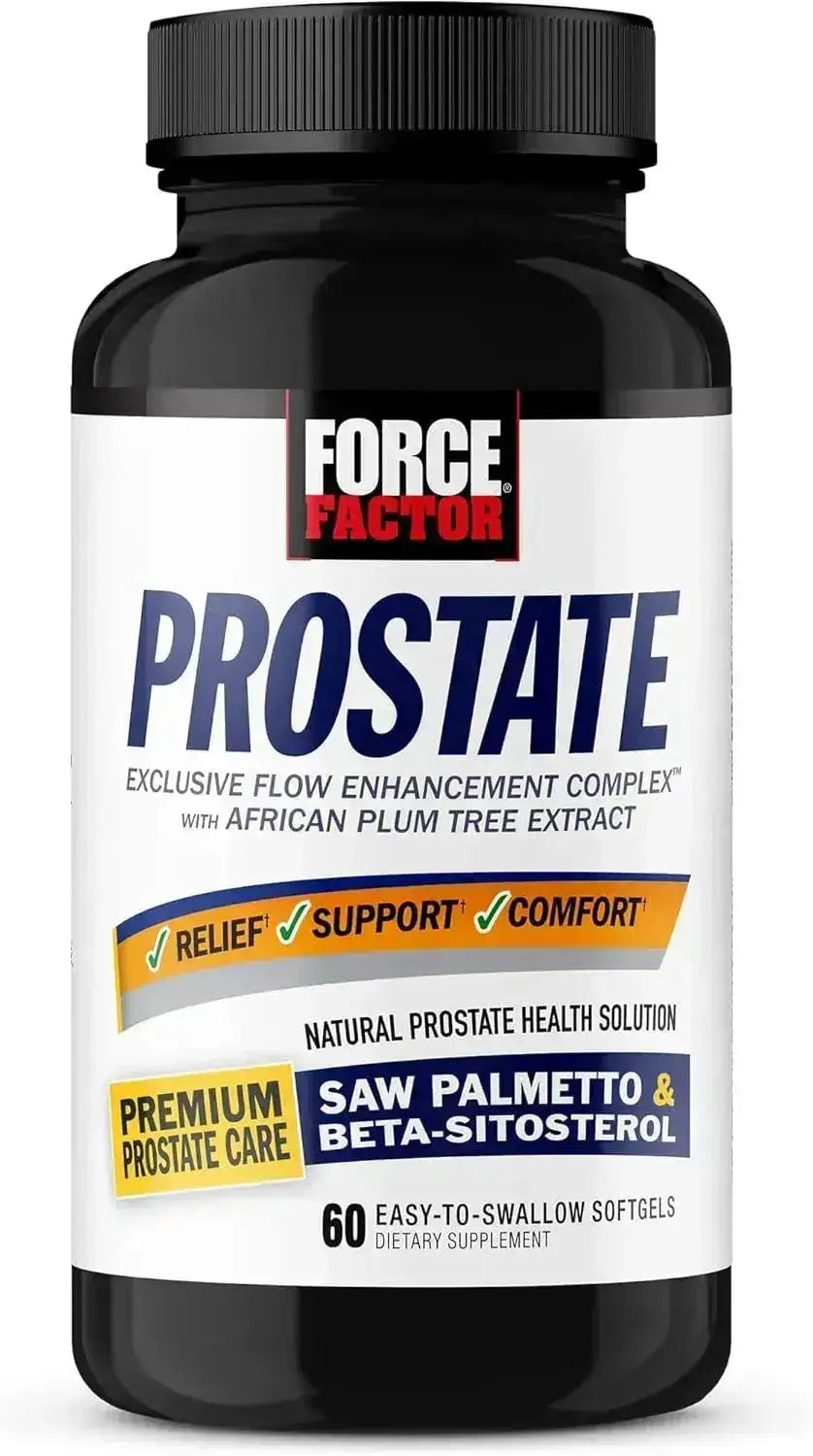 FORCE FACTOR - Force Factor Prostate Saw Palmetto and Beta Sitosterol 60 Capsulas Blandas - The Red Vitamin MX - Suplementos Alimenticios - {{ shop.shopifyCountryName }}