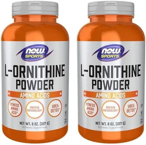 NOW SPORTS - NOW Foods Sports Nutrition L- Ornithine Powder 227Gr. 2 Pack - The Red Vitamin MX - Suplementos Alimenticios - {{ shop.shopifyCountryName }}