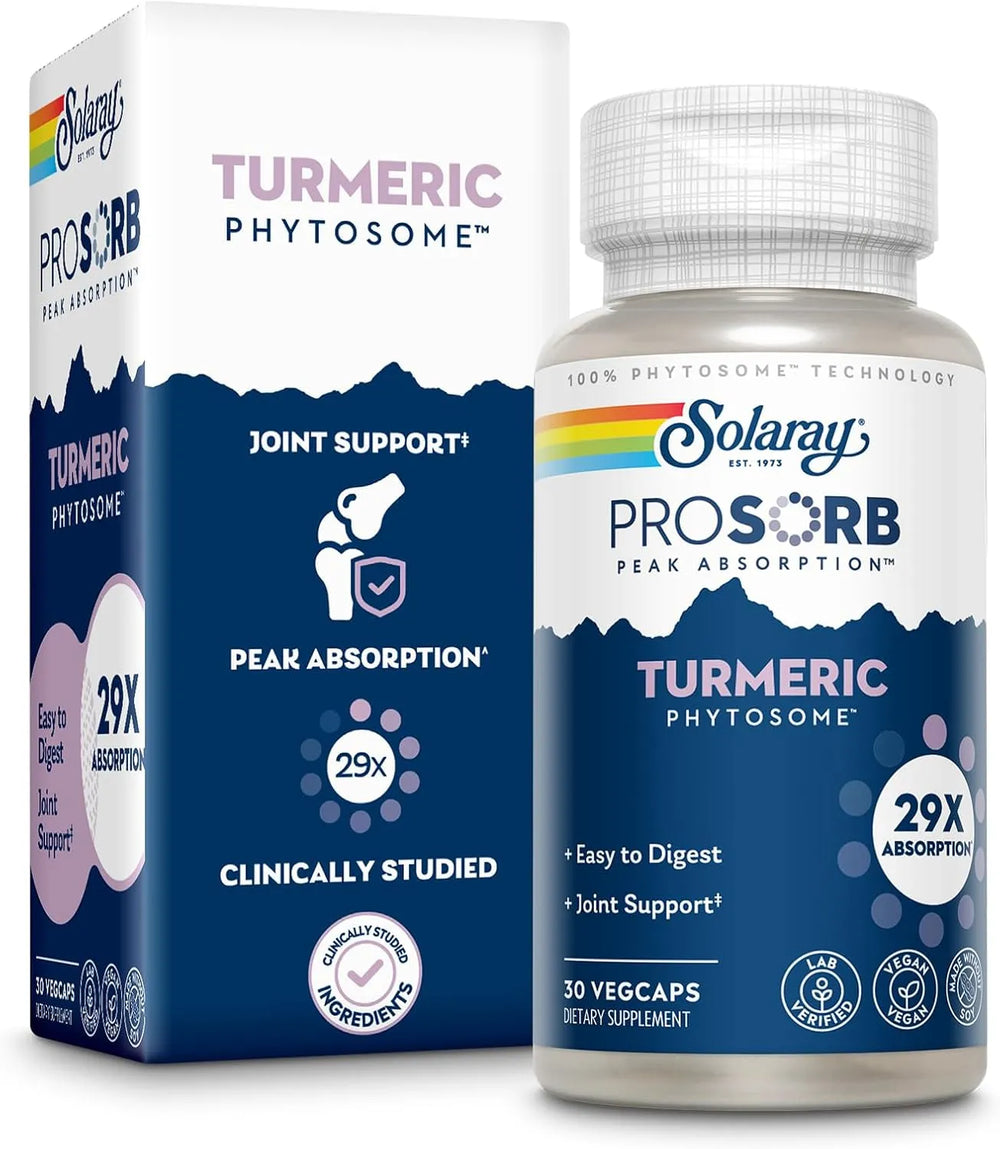 SOLARAY - SOLARAY Turmeric Phytosome 500Mg. 30 Capsulas - The Red Vitamin MX - Suplementos Alimenticios - {{ shop.shopifyCountryName }}