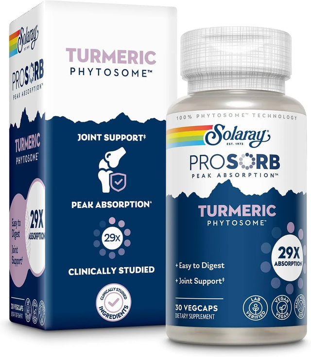 SOLARAY - SOLARAY Turmeric Phytosome 500Mg. 30 Capsulas - The Red Vitamin MX - Suplementos Alimenticios - {{ shop.shopifyCountryName }}