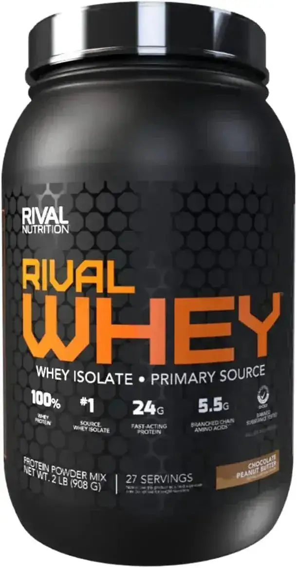 RIVAL NUTRITION - Rival Nutrition Rivalwhey Chocolate Peanut Butter 27 Servicios 908Gr. - The Red Vitamin MX - Suplementos Alimenticios - {{ shop.shopifyCountryName }}