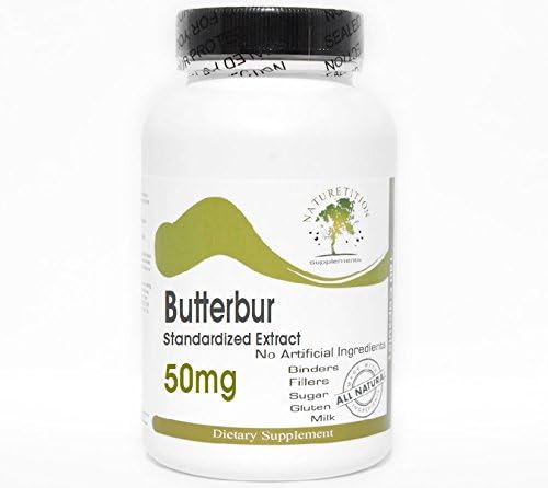 Naturetition Butterbur Standardized Extract 50Mg. 180 Capsulas