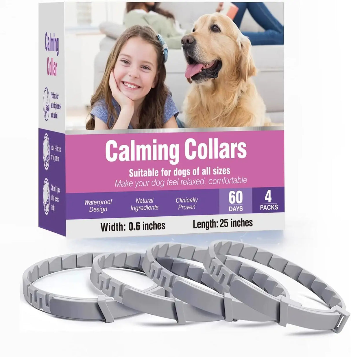 TCLLKA - Tcllka Calming Collar for Dogs 4 Pack - The Red Vitamin MX - Relajantes Para Perros - {{ shop.shopifyCountryName }}