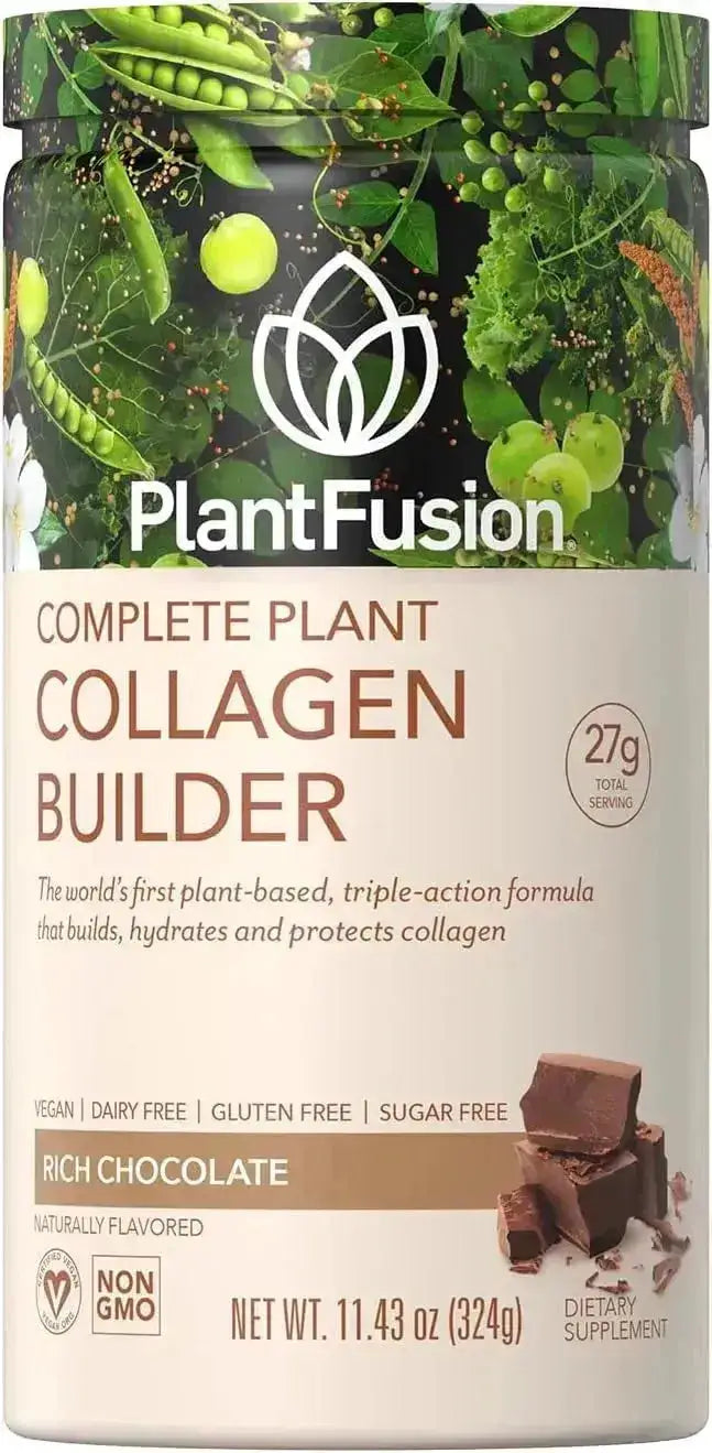 PLANTFUSION - PlantFusion Vegan Collagen Powder Chocolate 324Gr. - The Red Vitamin MX - Suplementos Alimenticios - {{ shop.shopifyCountryName }}
