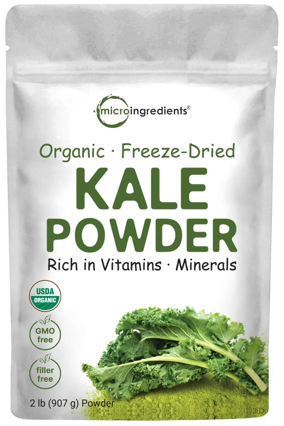 MICRO INGREDIENTS - Micro Ingredients Organic Kale Powder 907Gr. - The Red Vitamin MX - Suplementos Alimenticios - {{ shop.shopifyCountryName }}