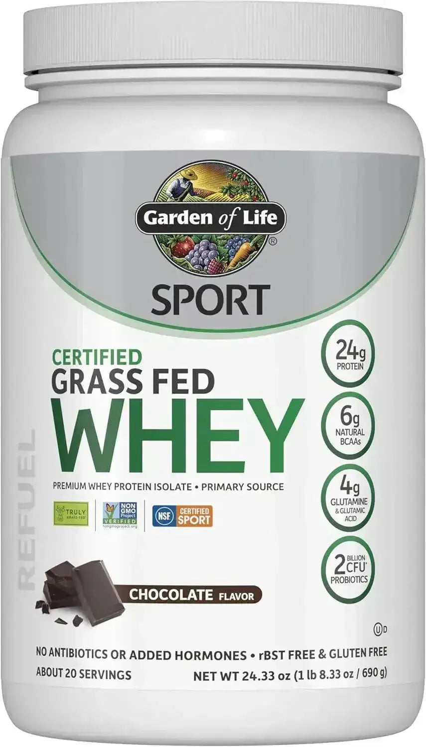 GARDEN OF LIFE - Garden of Life SPORT Whey Protein Grass Fed Whey Protein Chocolate 690Gr. - The Red Vitamin MX - Suplementos Alimenticios - {{ shop.shopifyCountryName }}