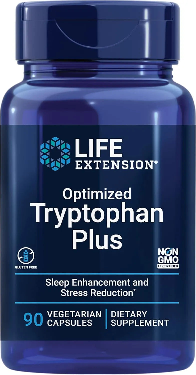 LIFE EXTENSION - Life Extension Optimized Tryptophan Plus 1000Mg. 90 Capsulas - The Red Vitamin MX - Suplementos Alimenticios - {{ shop.shopifyCountryName }}