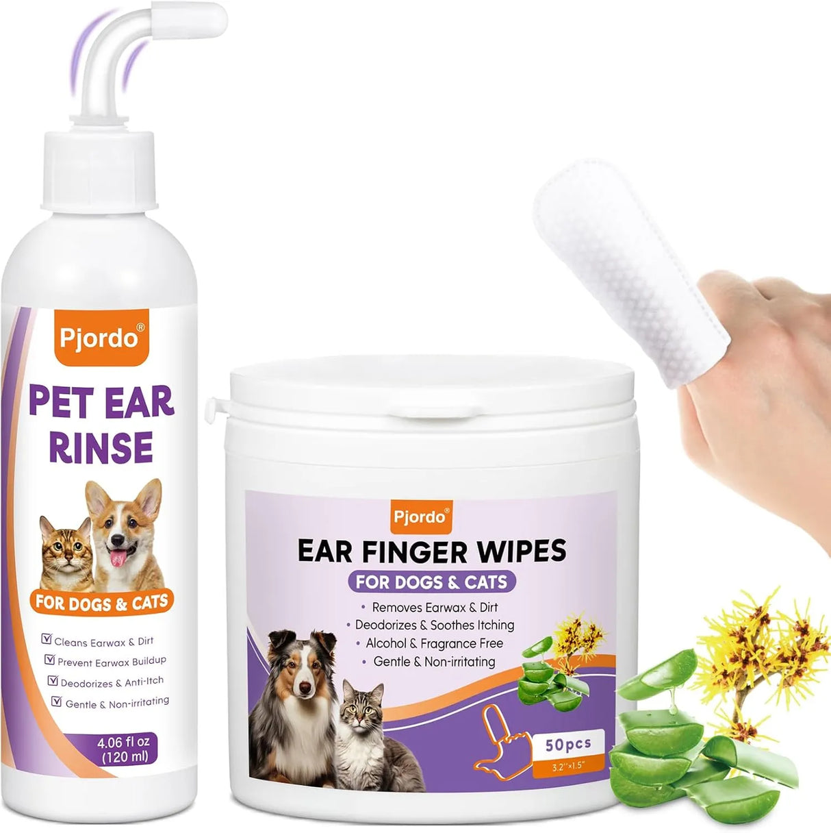 PJORDO - Pjordo Dog Ear Cleaner Kit - The Red Vitamin MX - Cuidado Del Oído De Perros - {{ shop.shopifyCountryName }}