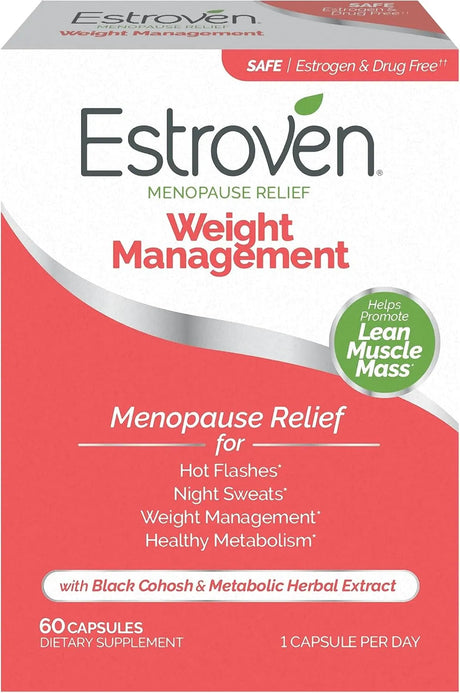 ESTROVEN - Estroven Weight Management for Menopause Relief 60 Capsulas - The Red Vitamin MX - Suplementos Alimenticios - {{ shop.shopifyCountryName }}