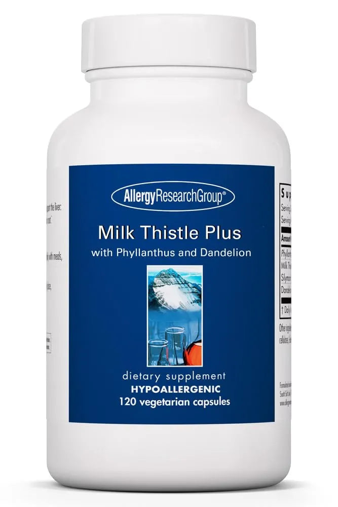 ALLERGY RESEARCH GROUP - Allergy Research Group Milk Thistle Plus 120 Capsulas - The Red Vitamin MX - Suplementos Alimenticios - {{ shop.shopifyCountryName }}