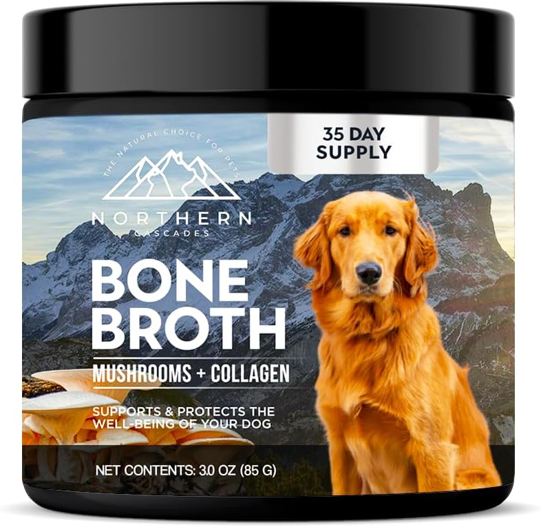 NORTHERN CASCADES - Northern Cascades Bone Broth for Dogs with Medicinal Mushrooms 60 Servicios 85Gr. - The Red Vitamin MX - Suplementos Herbales Para Perros - {{ shop.shopifyCountryName }}