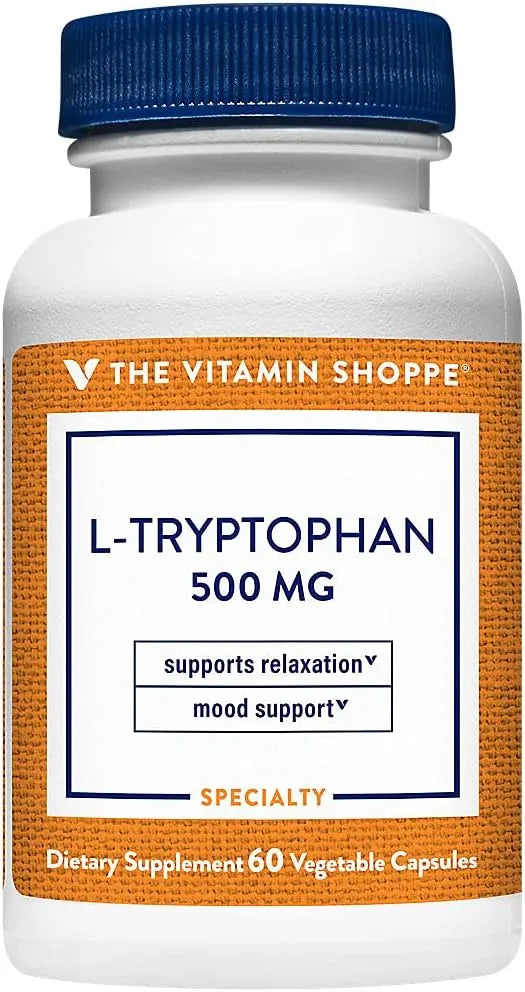 THE VITAMIN SHOPPE - The Vitamin Shoppe L-Tryptophan 500Mg. 60 Capsulas - The Red Vitamin MX - Suplementos Alimenticios - {{ shop.shopifyCountryName }}