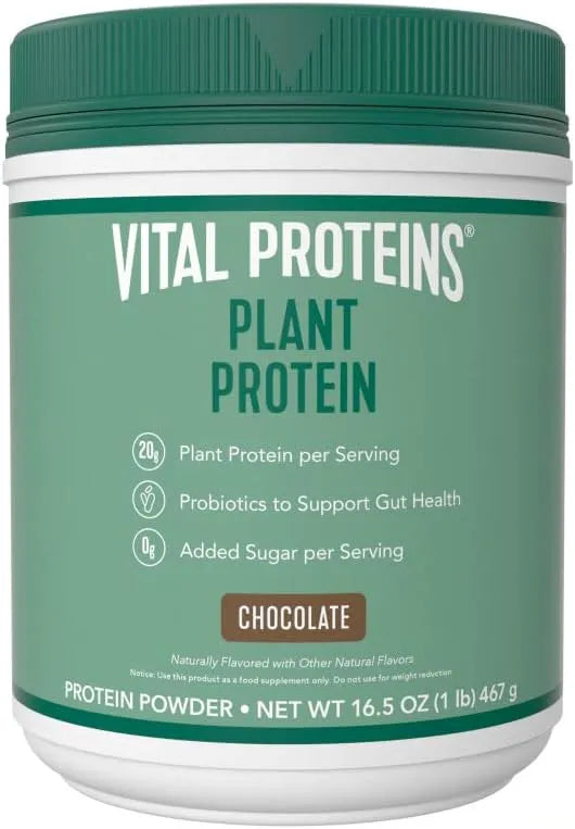 VITAL PROTEINS - Vital Proteins Plant Protein Powder Chocolate 467Gr. - The Red Vitamin MX - Suplementos Alimenticios - {{ shop.shopifyCountryName }}