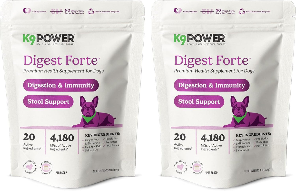 K9 Power Digest Forte for Dogs 454Gr. 2 Pack