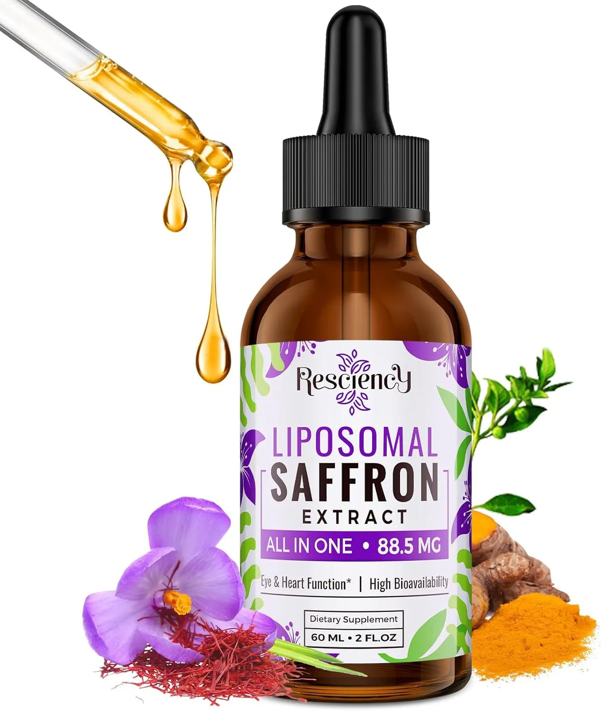 RESCIENCY - Resciency Saffron Extract 88.5Mg. 2 Fl.Oz. - The Red Vitamin MX - Suplementos Alimenticios - {{ shop.shopifyCountryName }}