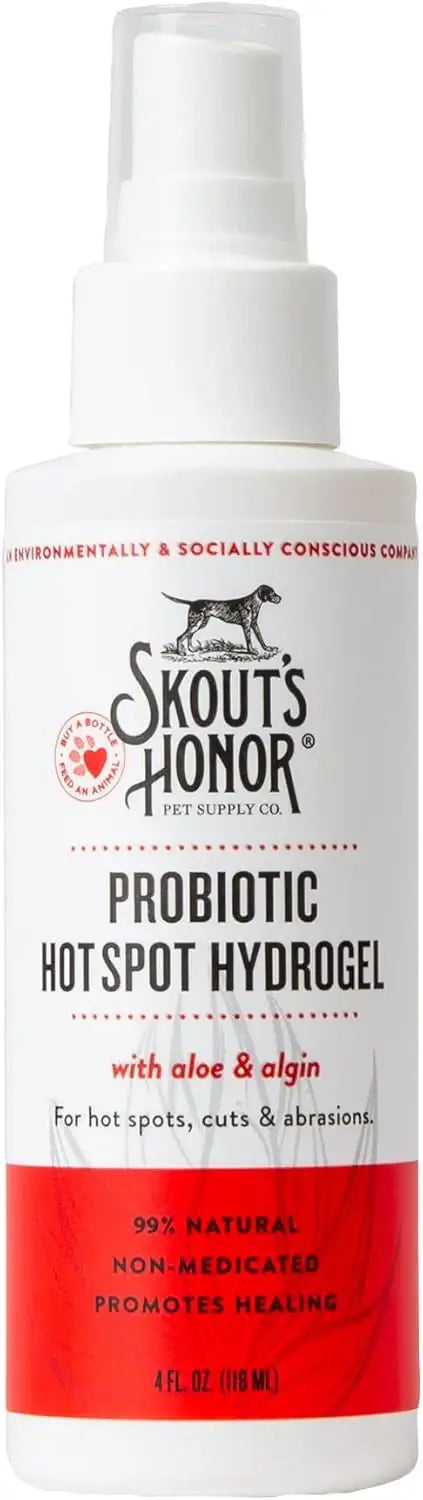 SKOUT'S HONOR - SKOUT'S HONOR Probiotic Hot Spot Hydrogel 4 Fl.Oz. - The Red Vitamin MX - Remedios Para La Picazón De Perros - {{ shop.shopifyCountryName }}