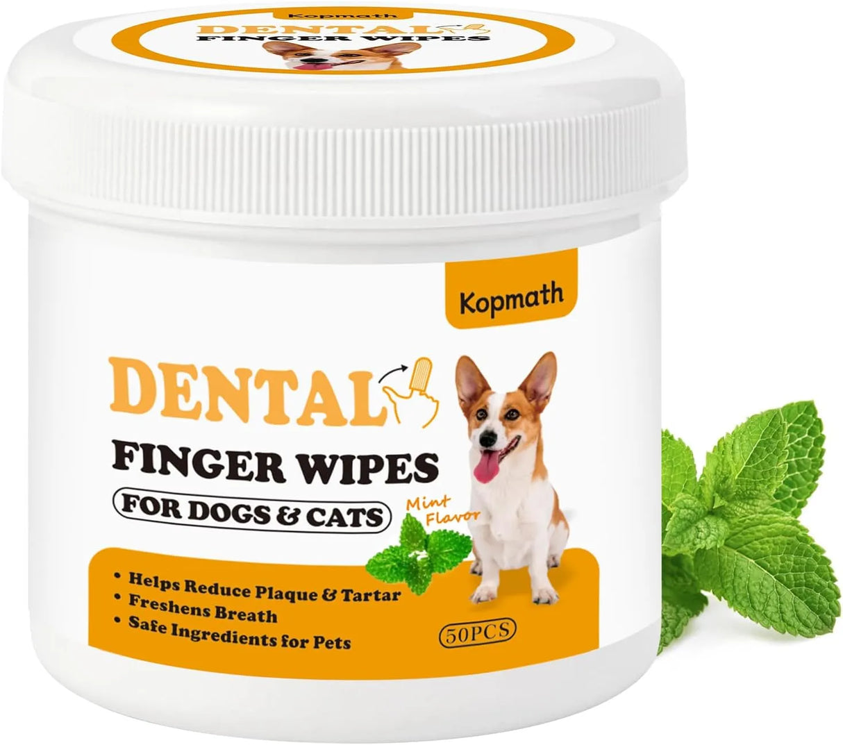 KOPMATH - Kopmath Dog Dental Wipes Mint Flavor 50 Toallitas - The Red Vitamin MX - Cuidado Dental Para Perros - {{ shop.shopifyCountryName }}