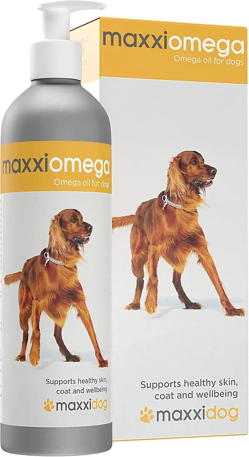 MAXXIPAWS - Maxxipaws Maxxiomega Omega 3, 6 & 9 Oil Supplement 10 Fl.Oz. - The Red Vitamin MX - Aceite De Pescado Para Perros - {{ shop.shopifyCountryName }}