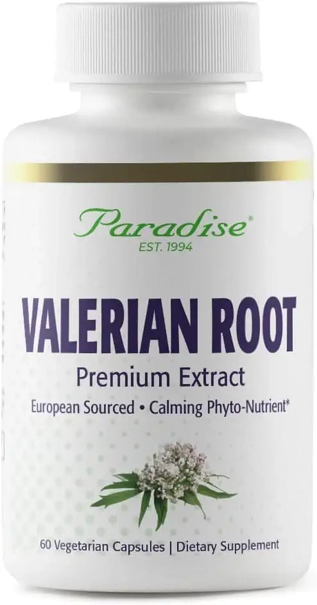 PARADISE HERBS - Paradise Herbs Valerian Root 250Mg. 60 Capsulas - The Red Vitamin MX - Suplementos Alimenticios - {{ shop.shopifyCountryName }}
