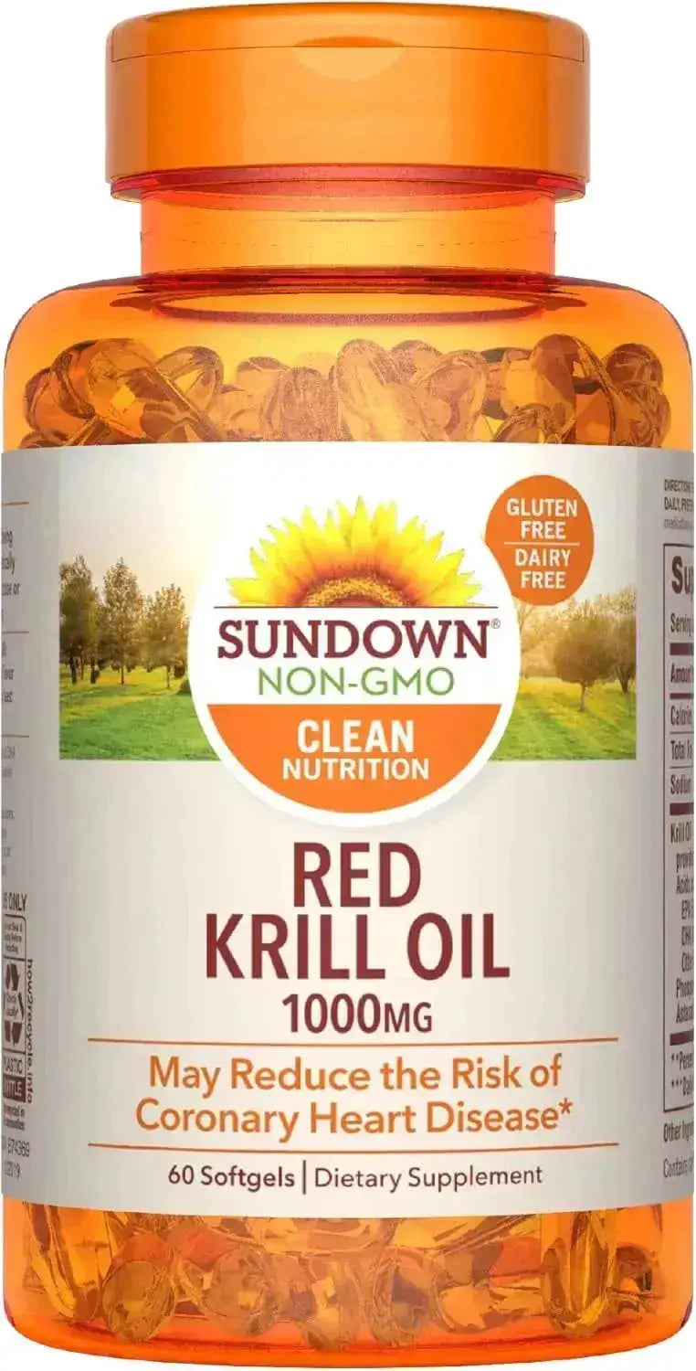 SUNDOWN - Sundown Red Krill Oil 1000Mg. 60 Capsulas Blandas - The Red Vitamin MX - Suplementos Alimenticios - {{ shop.shopifyCountryName }}