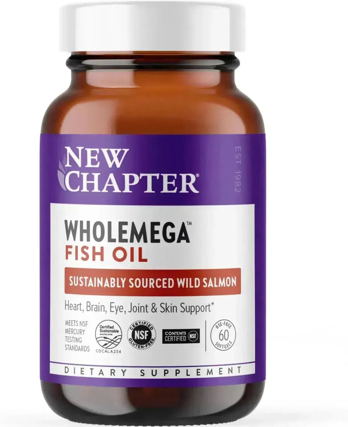 NEW CHAPTER - New Chapter Wholemega Fish Oil 1000Mg. 60 Capsulas Blandas - The Red Vitamin MX - Suplementos Alimenticios - {{ shop.shopifyCountryName }}