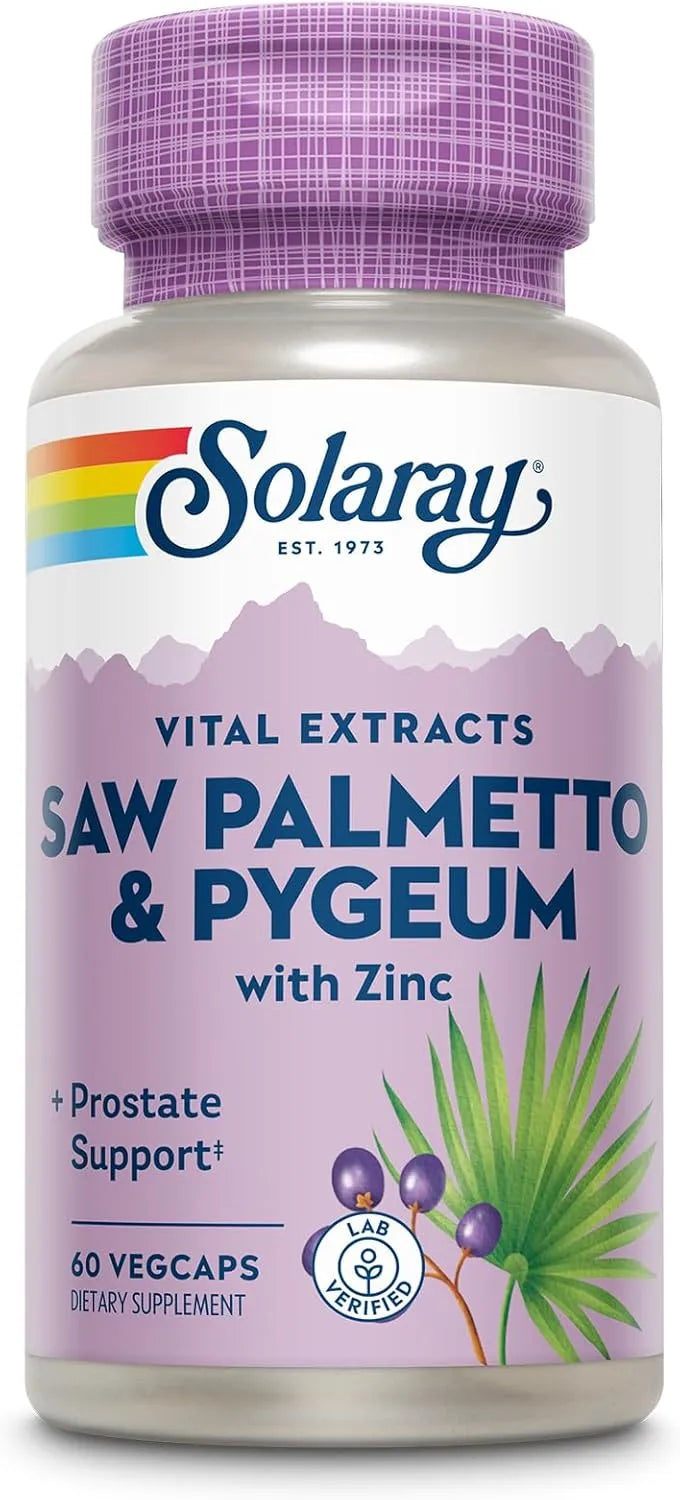 SOLARAY - SOLARAY Saw Palmetto and Pygeum 60 Capsulas - The Red Vitamin MX - Suplementos Alimenticios - {{ shop.shopifyCountryName }}