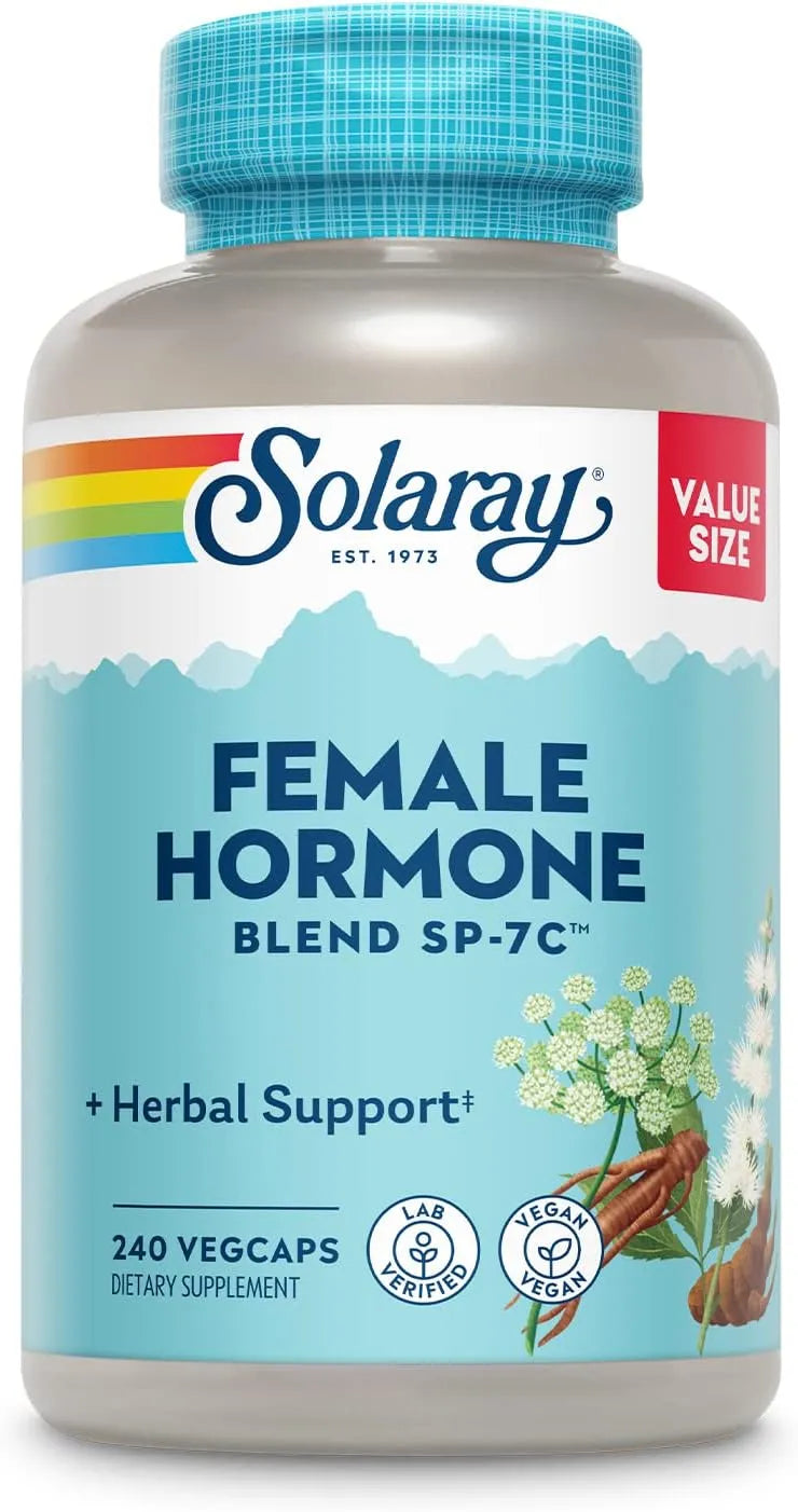 SOLARAY - Solaray Female Hormone Blend SP-7C 240 Capsulas - The Red Vitamin MX - Suplementos Alimenticios - {{ shop.shopifyCountryName }}