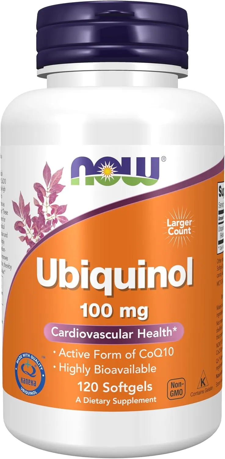NOW SUPPLEMENTS - NOW Supplements Ubiquinol 100Mg. 120 Capsulas Blandas - The Red Vitamin MX - Suplementos Alimenticios - {{ shop.shopifyCountryName }}