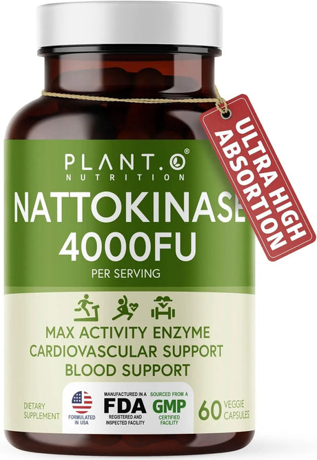PLANT.O NUTRITION - PLANT.O NUTRITION Nattokinase 4,000 FU 60 Capsulas - The Red Vitamin MX - Suplementos Alimenticios - {{ shop.shopifyCountryName }}