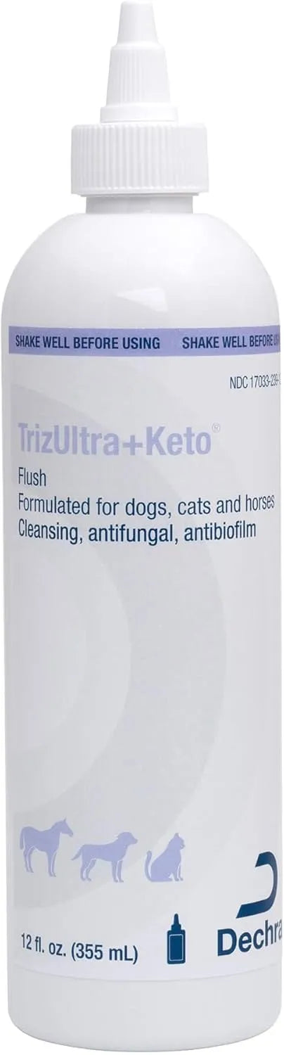 DECHRA - Dechra TrizULTRA+Keto Flush 12 Fl.Oz. - The Red Vitamin MX - Cuidado Del Oído De Perros - {{ shop.shopifyCountryName }}