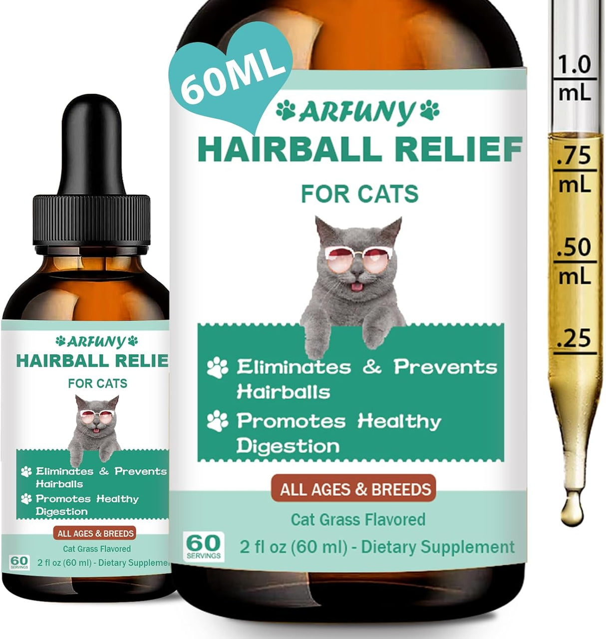 SANTKOL Hairball Treatment for Cats 60Ml.