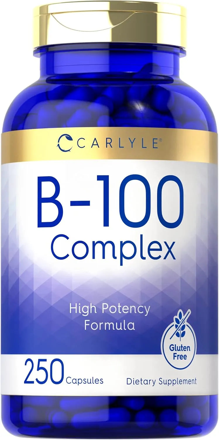 CARLYLE - Carlyle B-100 Complex 250 Capsulas - The Red Vitamin MX - Suplementos Alimenticios - {{ shop.shopifyCountryName }}