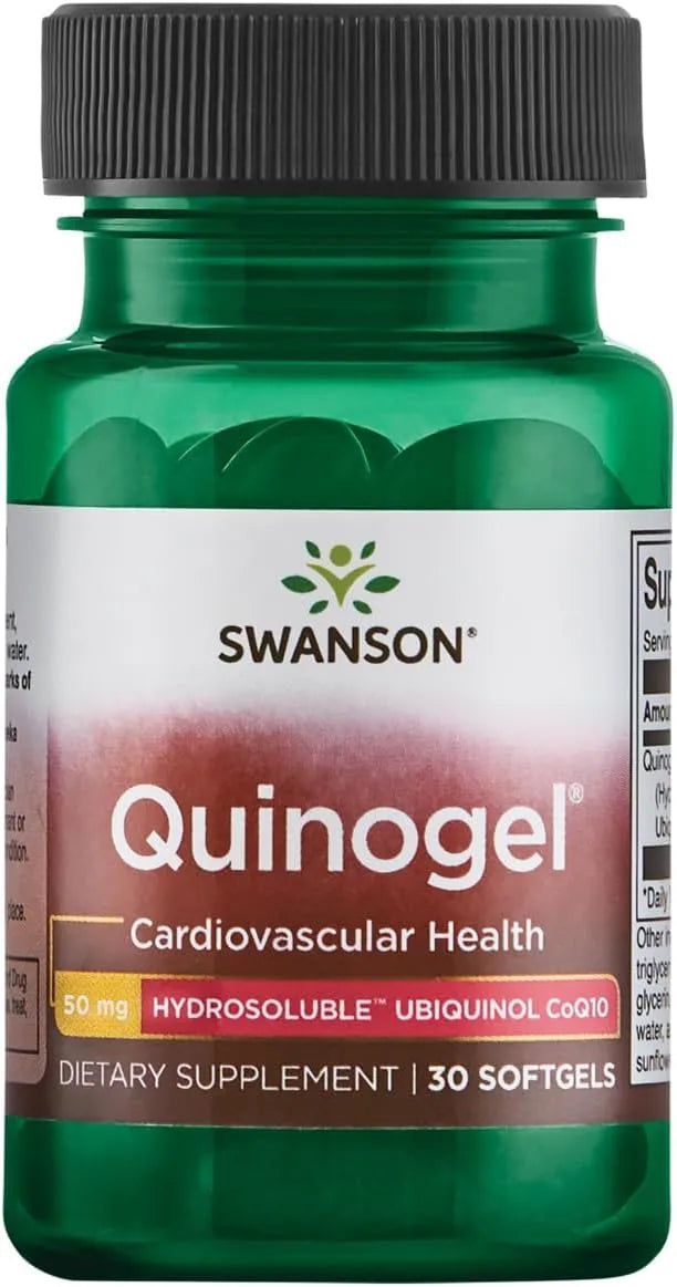SWANSON - Swanson Quinogel 50Mg. 30 Capsulas Blandas - The Red Vitamin MX - Suplementos Alimenticios - {{ shop.shopifyCountryName }}