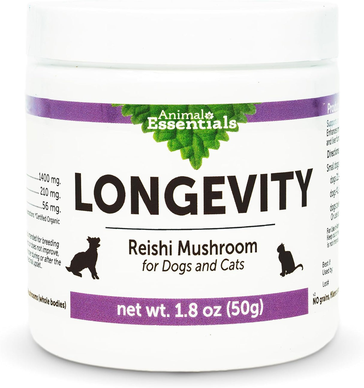ANIMAL ESSENTIALS - Animal Essentials LONGEVITY Reishi Mushroom 50Gr. - The Red Vitamin MX - Suplementos Herbales Para Perros - {{ shop.shopifyCountryName }}