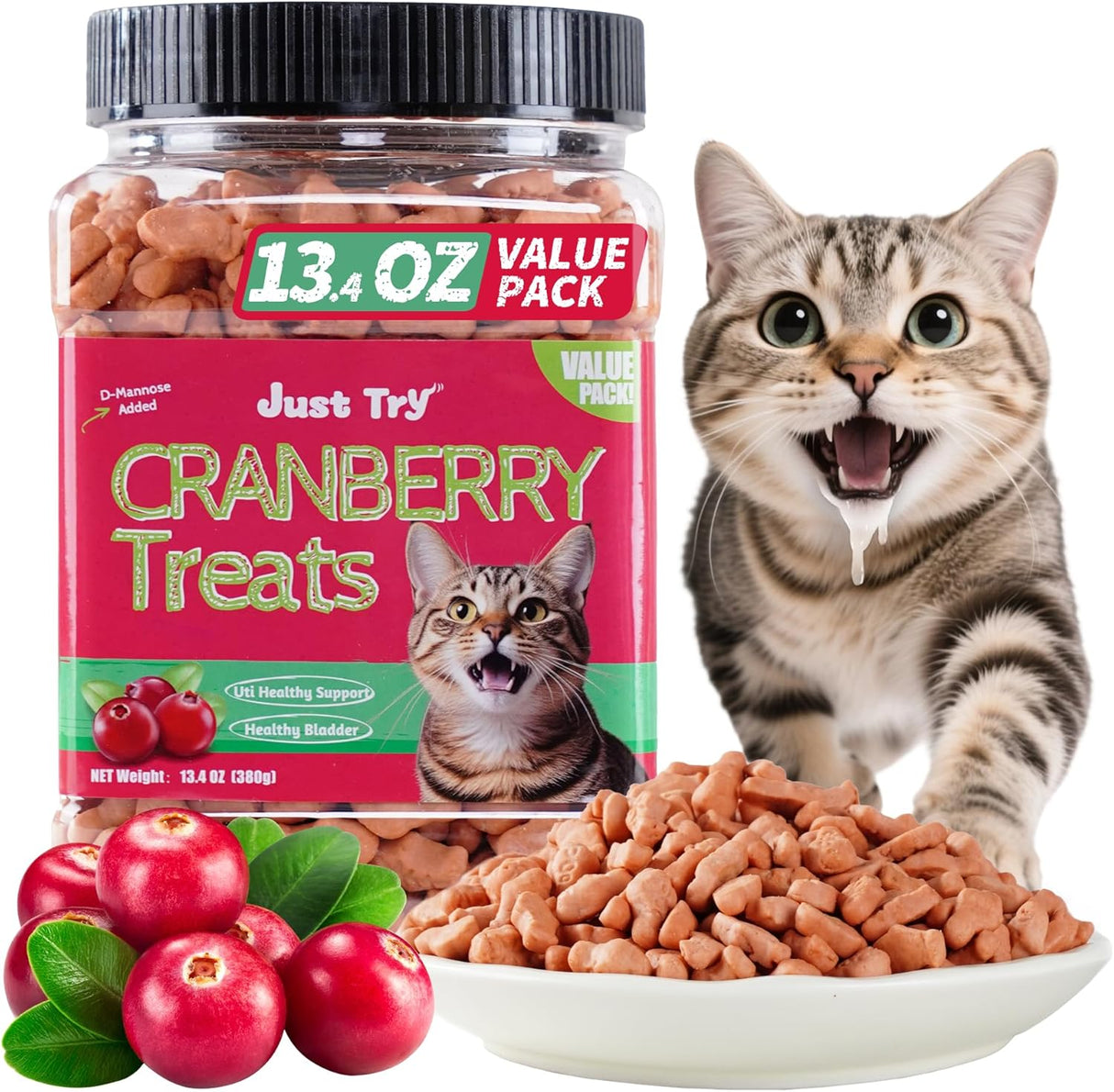 Just Try Urinary Tract Cat Treats 13.4 Oz.