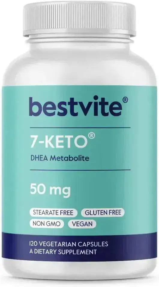BESTVITE - BESTVITE 7-Keto DHEA 50Mg. 120 Capsulas - The Red Vitamin MX - Suplementos Alimenticios - {{ shop.shopifyCountryName }}