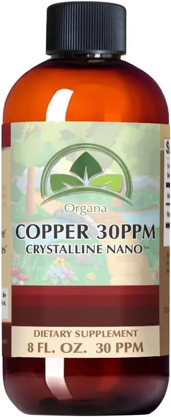 ORGANA - Organa Pure Crystalline Liquid Copper 30 PPM 8 Fl.Oz. - The Red Vitamin MX - Suplementos Alimenticios - {{ shop.shopifyCountryName }}