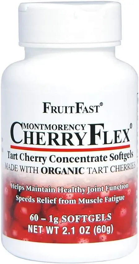 FRUITFAST - FruitFast CherryFlex 100% Red Tart Organic Cherry Concentrate 60 Capsulas Blandas - The Red Vitamin MX - Suplementos Alimenticios - {{ shop.shopifyCountryName }}