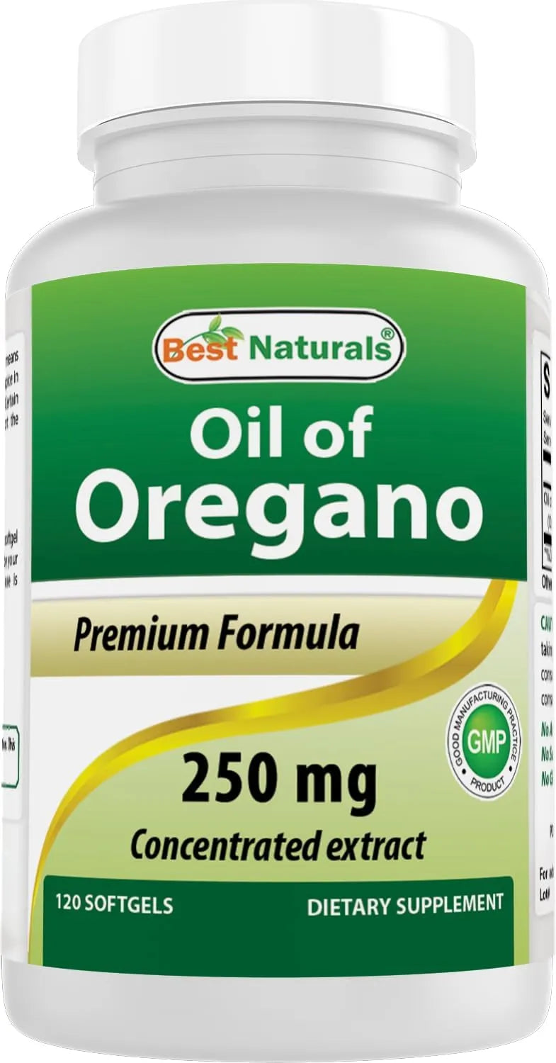 BEST NATURALS - Best Naturals Oregano Oil 250Mg. 120 Capsulas Blandas - The Red Vitamin MX - Suplementos Alimenticios - {{ shop.shopifyCountryName }}