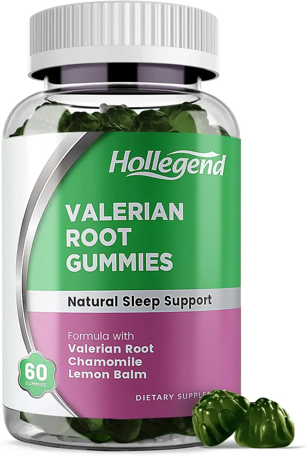 HOLLEGEND - HOLLEGEND Valerian Root Gummies with Lemon Balm & Chamomile 60 Gomitas - The Red Vitamin MX - Suplementos Alimenticios - {{ shop.shopifyCountryName }}