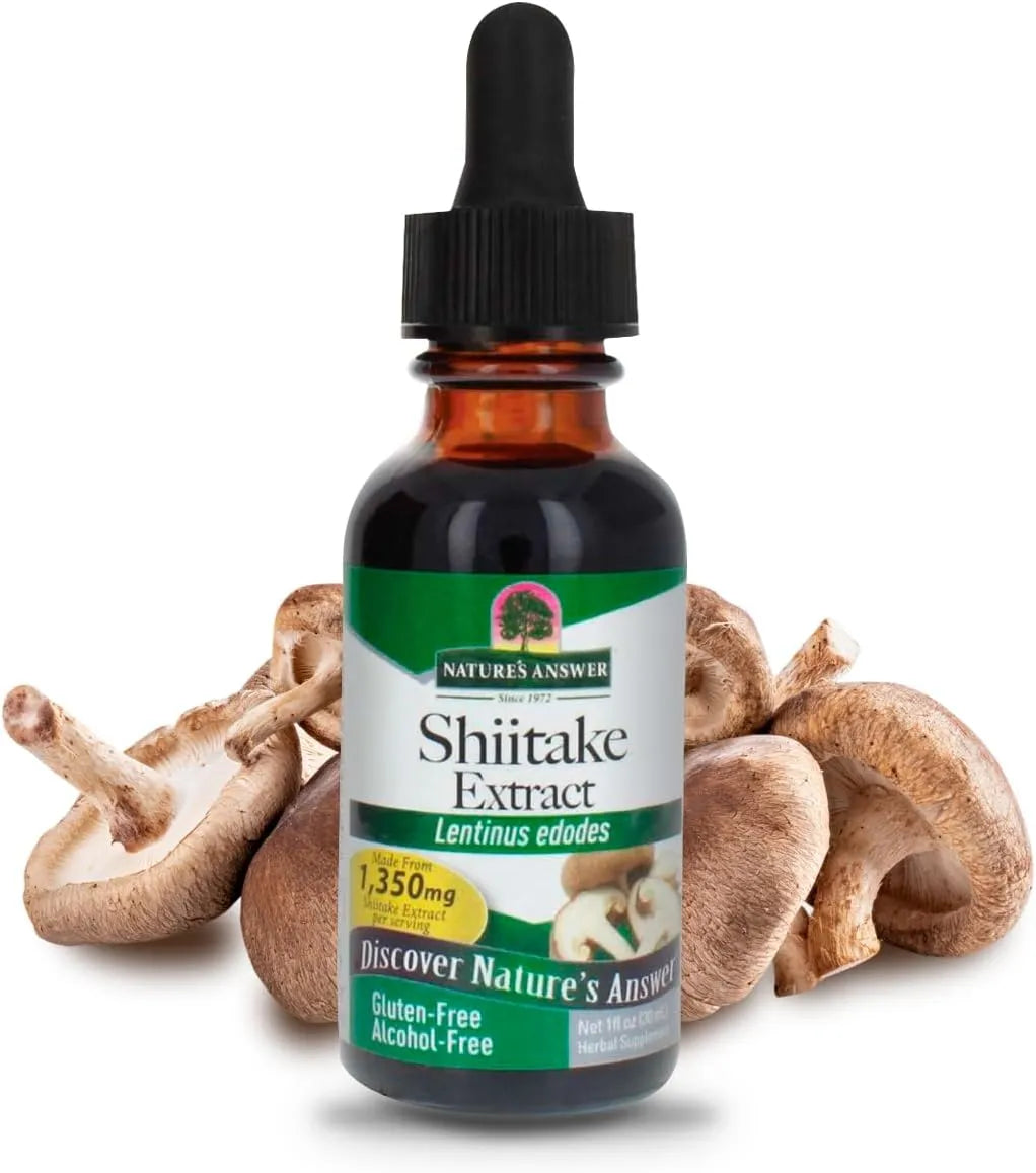 NATURE´S ANSWER - Nature's Answer Shiitake Mushroom Extract 1 Fl.Oz. - The Red Vitamin MX - Suplementos Alimenticios - {{ shop.shopifyCountryName }}