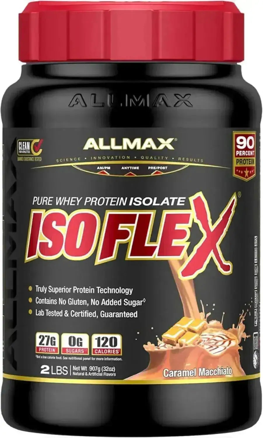 ALLMAX NUTRITION - ALLMAX Nutrition ISOFLEX Whey Protein Powder Caramel Macchiato 907Gr. - The Red Vitamin MX - Suplementos Alimenticios - {{ shop.shopifyCountryName }}