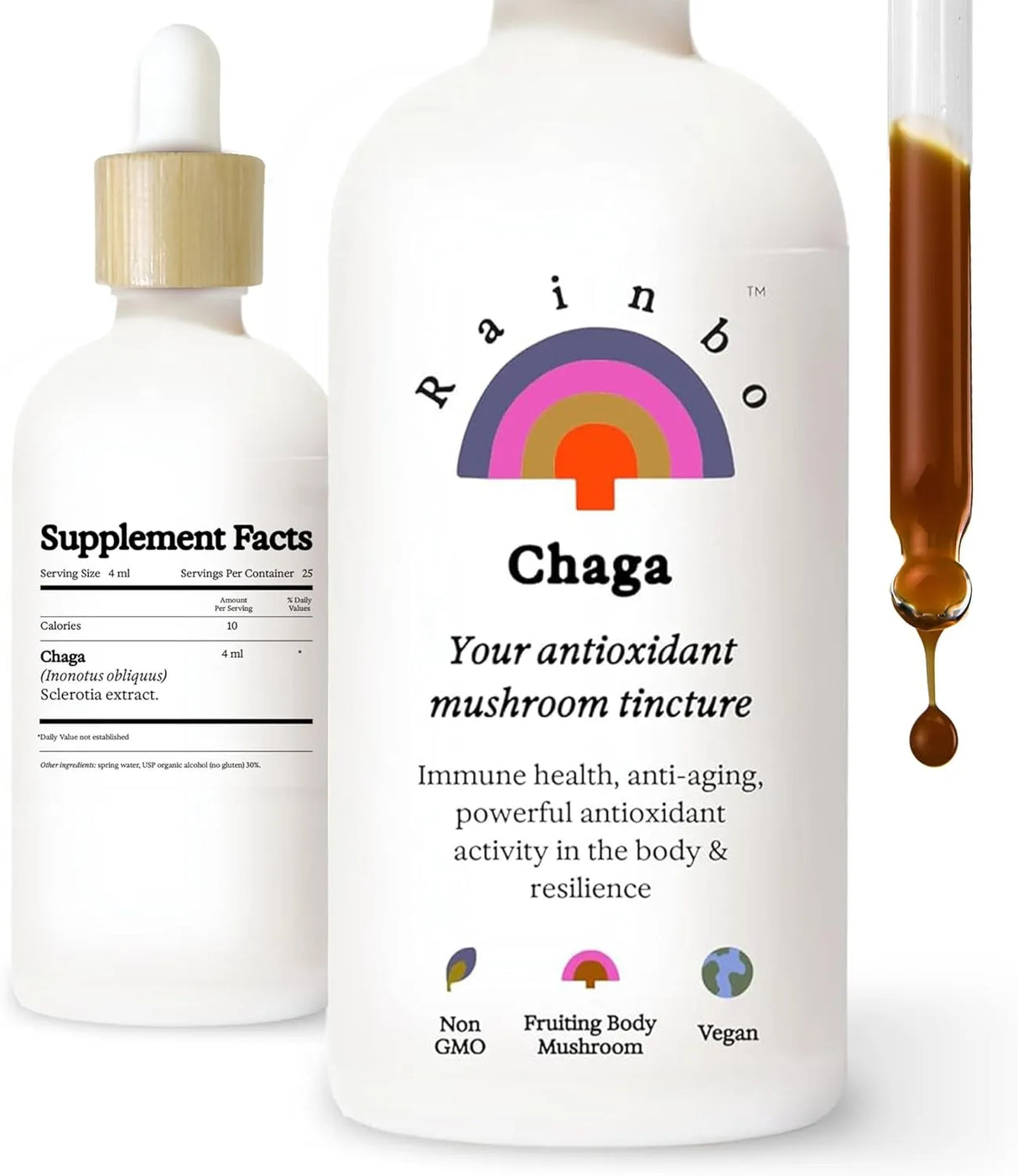 RAINBO - Rainbo Chaga Mushroom Tincture 3.4 Fl.Oz. - The Red Vitamin MX - Suplementos Alimenticios - {{ shop.shopifyCountryName }}