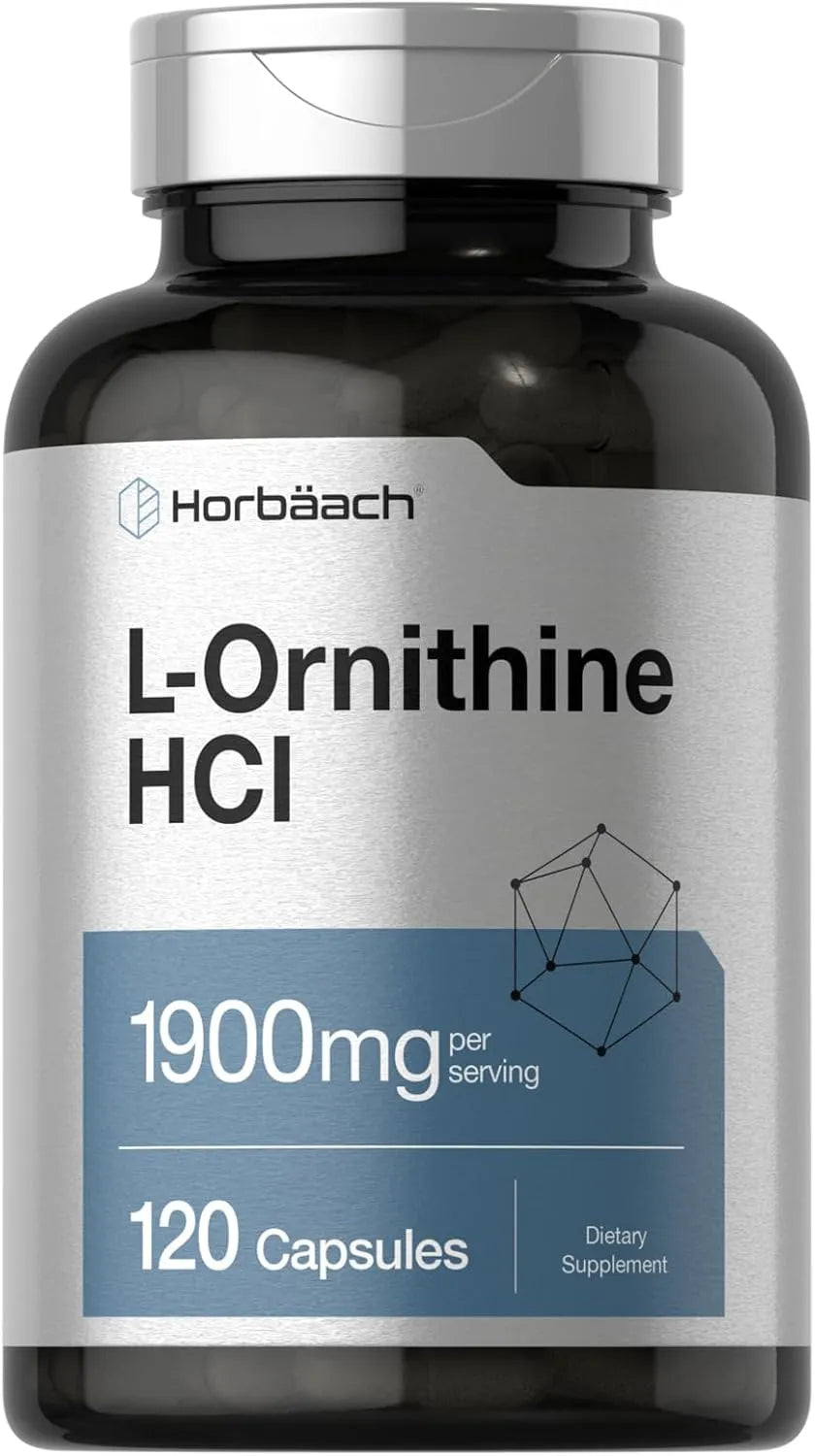 HORBAACH - Horbaach L Ornithine HCl 1900Mg. 120 Capsulas - The Red Vitamin MX - Suplementos Alimenticios - {{ shop.shopifyCountryName }}